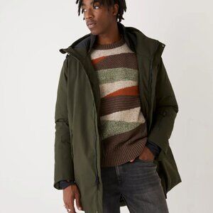 Frank And Oak Capital Parka Large Rosin Green Hood Ski Coat $599